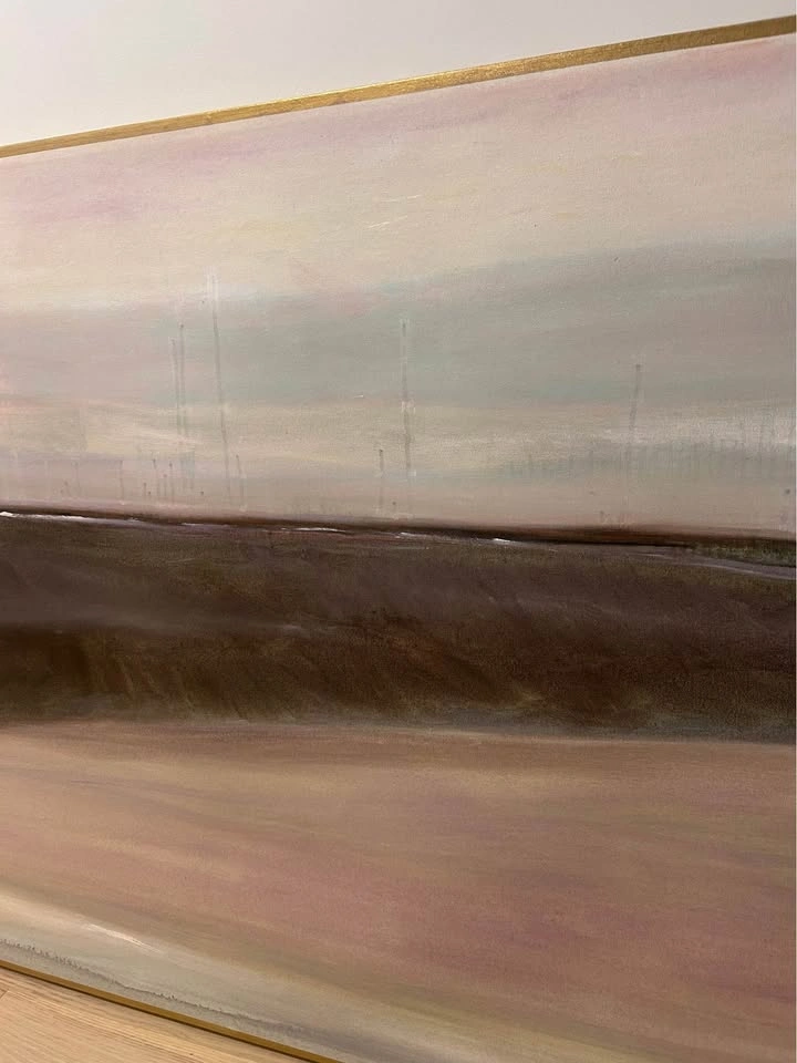 Large Original Landscape Abstract Canvas Wall Art 40x60" - photo 4