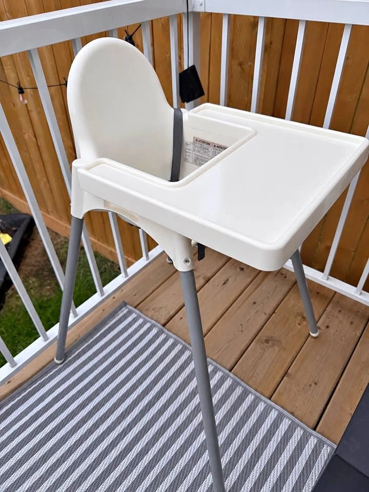 Baby High Chair with Tray & Safety Belt