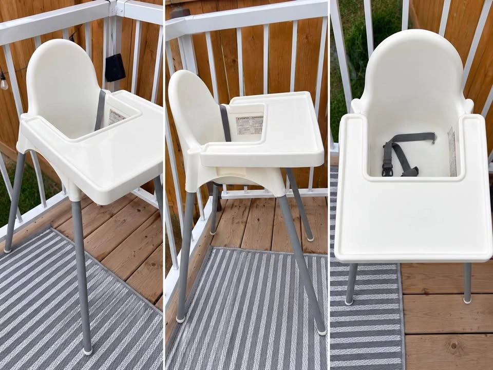 Baby High Chair with Tray & Safety Belt - photo 2