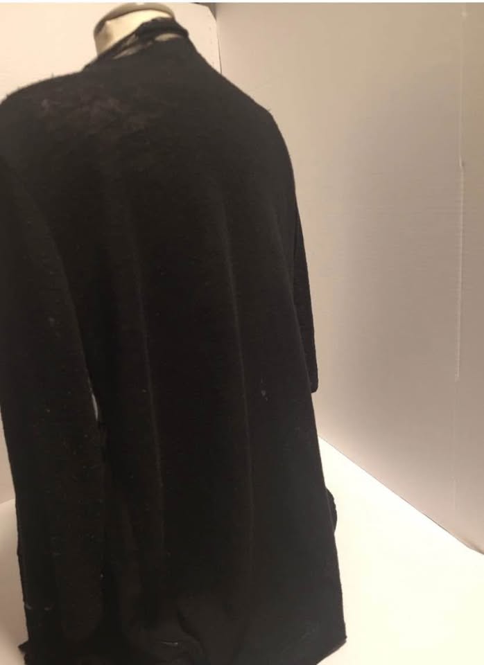 Anna Bella Black Lace Cardigan Size M - photo 4