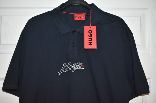 Hugo Boss Men Navy Blue Short Sleeve Polo SZ XXL - photo 2