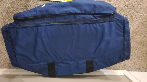 Nike Duffel Bag Large Navy Gym Style Handles Zipper Shoe Compart - photo 4