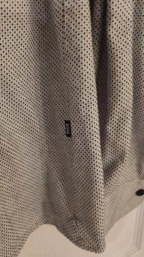 Hugo Boss Gray Cotton Collared Long Sleeves Button-Up Shirt XL - photo 3