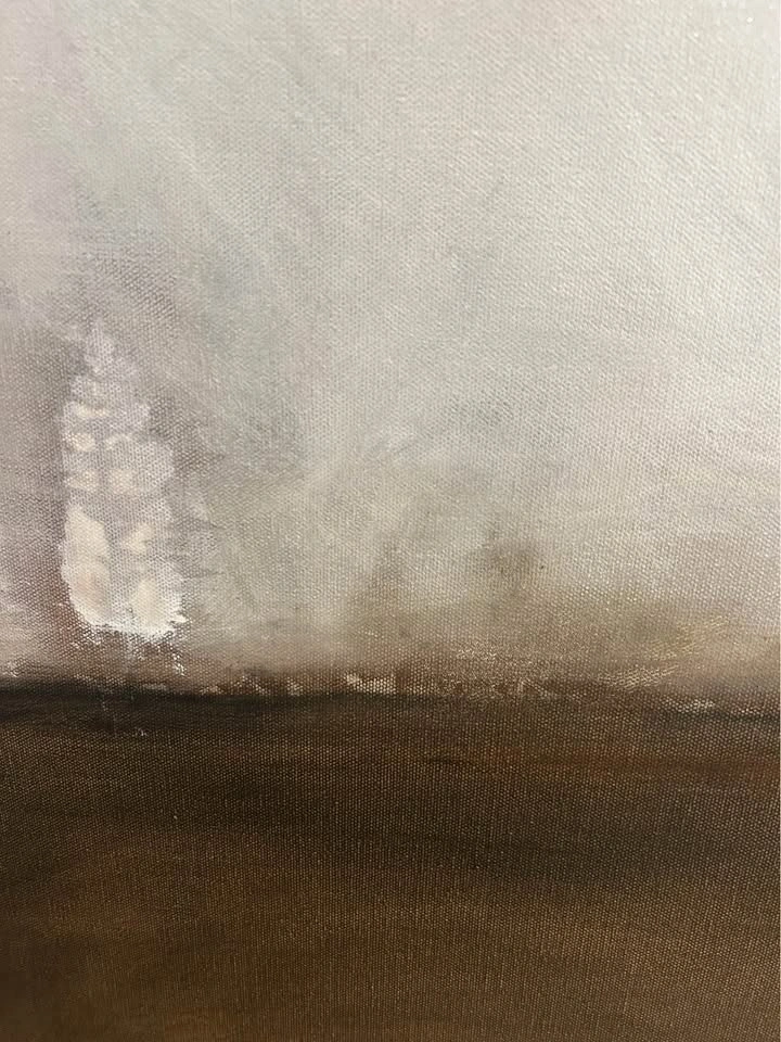 Large Minimalist Wabi-Sabi Abstract Painting 36X36” - photo 4