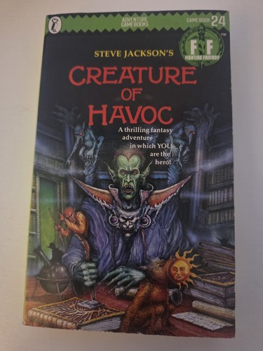 Creature of Havoc Fighting Fantasy Gamebook #24 Steve Jackson