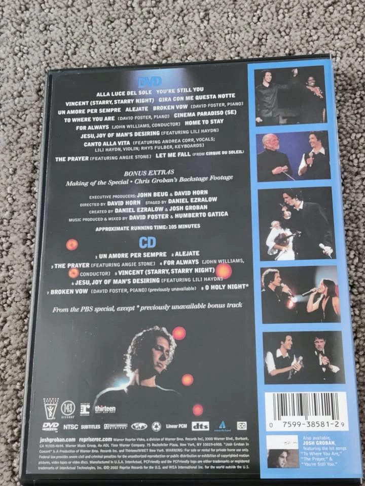Josh Groban In Concert (CD/DVD) - photo 4