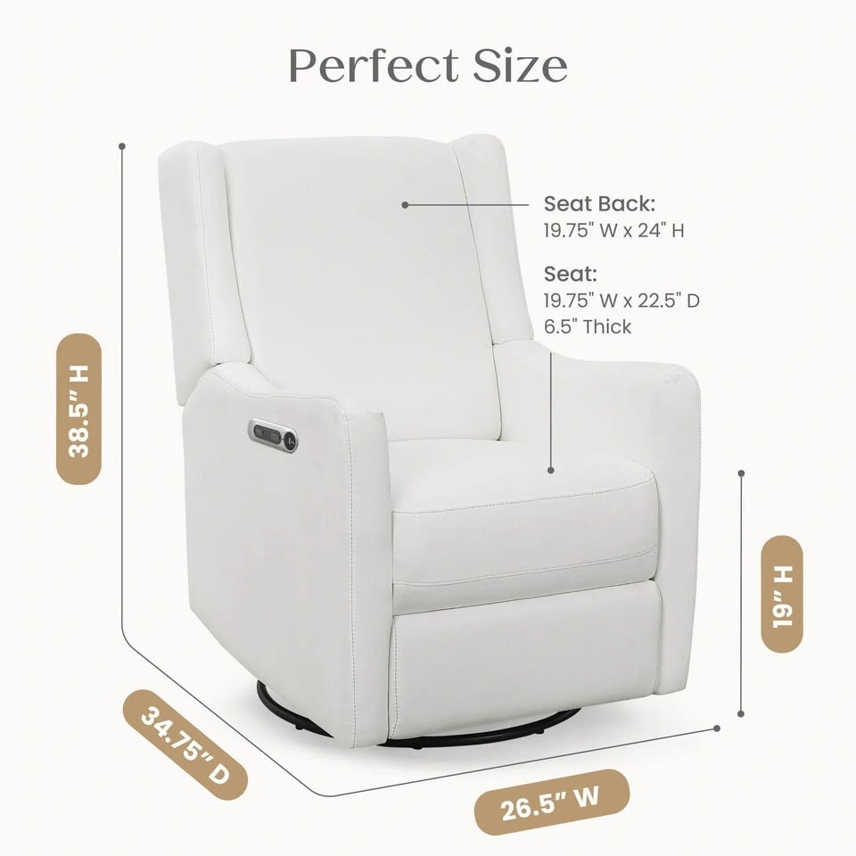 Delta Children Mercer Electric Power Recliner & Swivel Glider - photo 2
