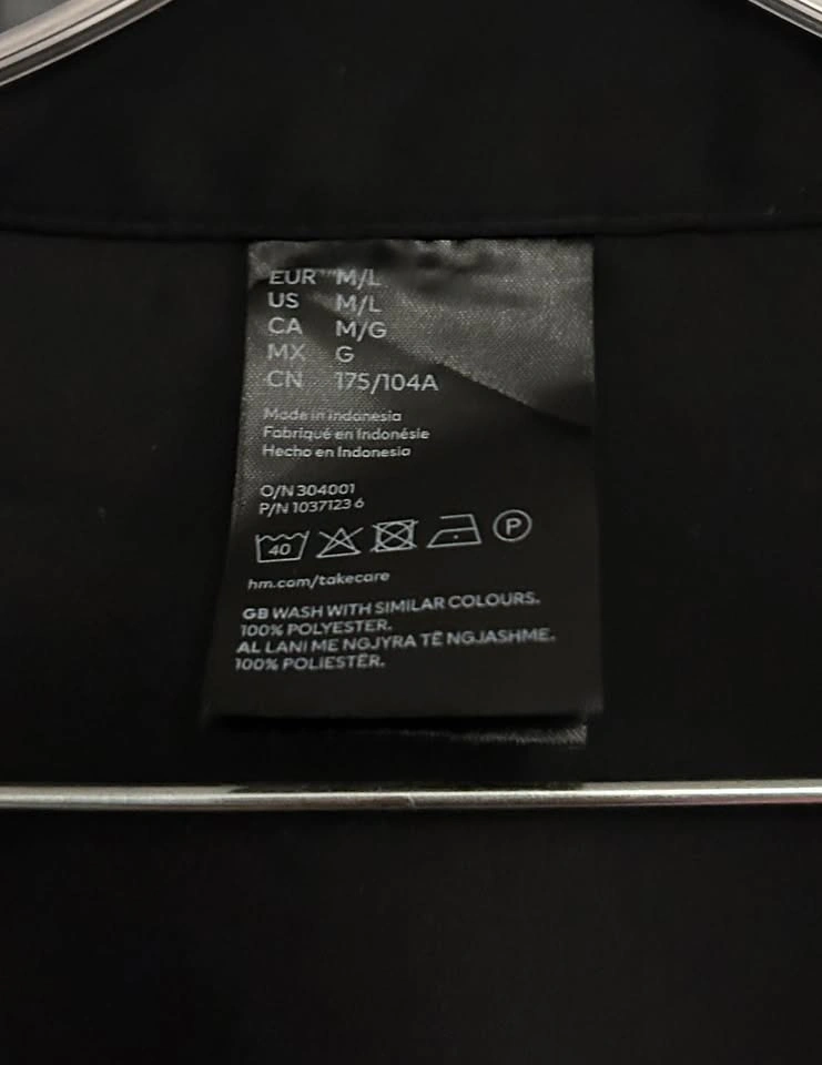Shiny black robe H&M - photo 2