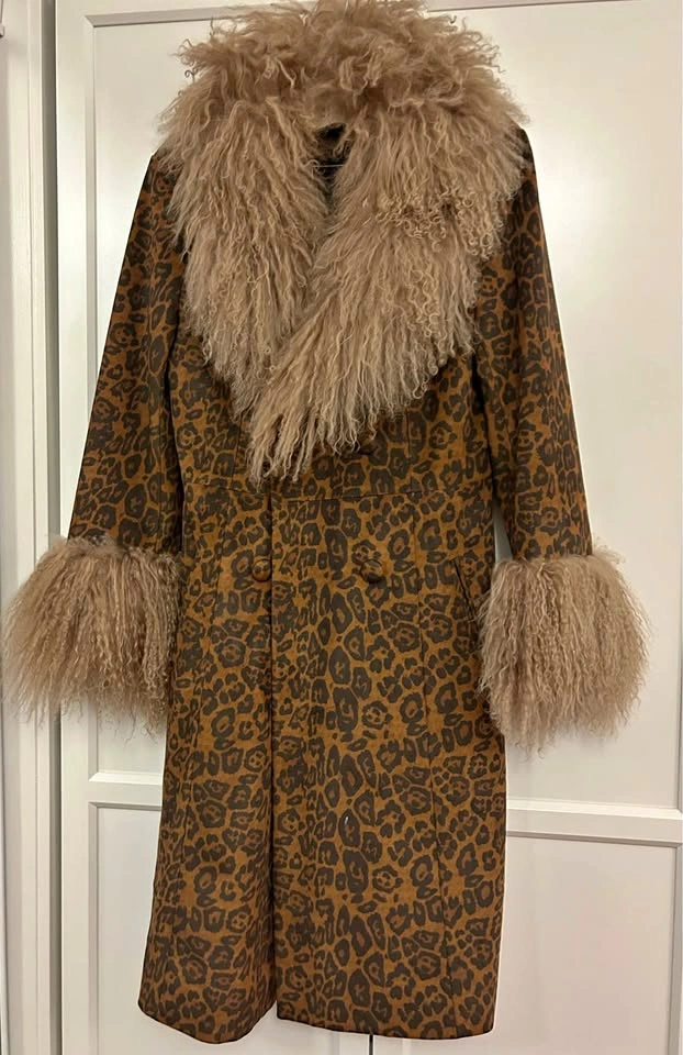 Charlotte Simone Leopard Print Fur Coat (limited edition)
