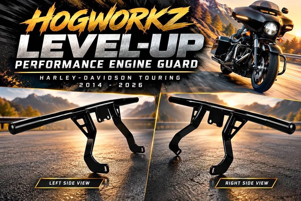 HogWorkz Level-Up Performance Engine Guard – Harley Touring