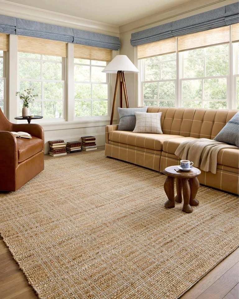 Loloi x Chris Loves Julia Judy Natural/Cream Area Rug – 7’9” x 9
