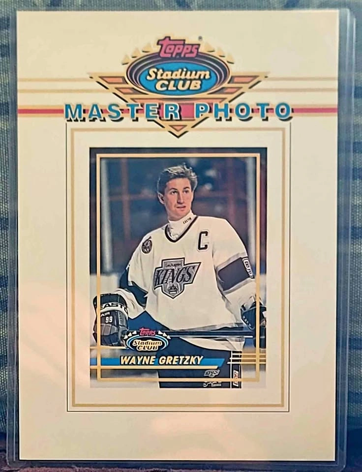 Wayne Gretzky Topps Stadium Club Oversized 5x7 Master Photo