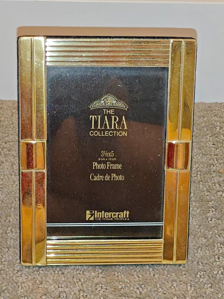 Intercraft The Tiara Collection Brass Picture Photo Frame