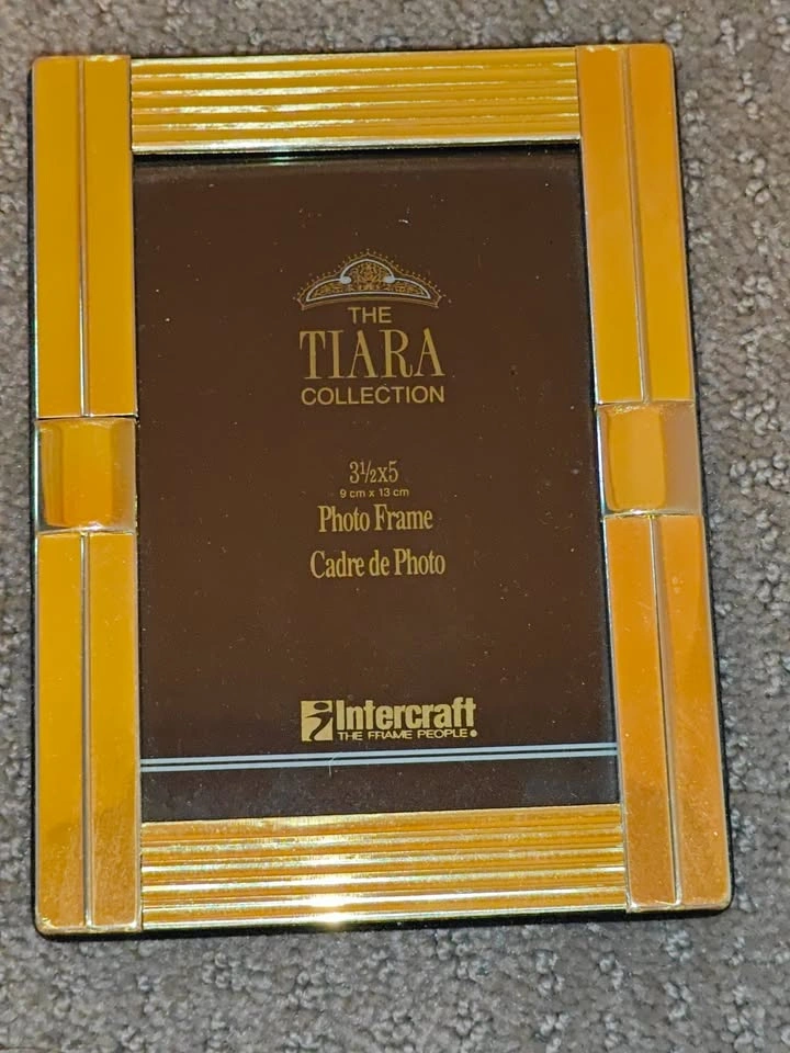 Intercraft The Tiara Collection Brass Picture Photo Frame - photo 5