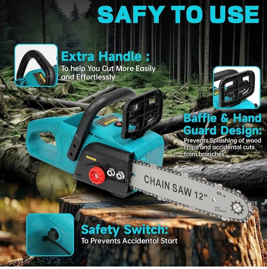 Cordless 12 Inch & 16 Inch Electric Chainsaw for Makita 18V - photo 3