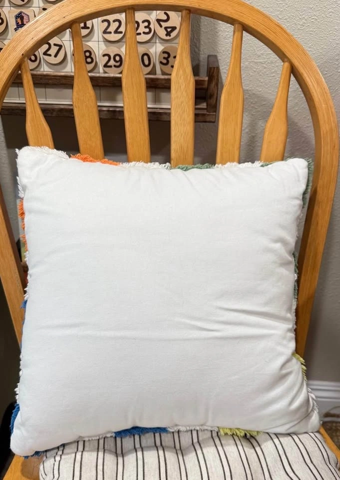 Set of 2 Checkered Square Teen Decorative Pillow 16”x16” - Maker - photo 3