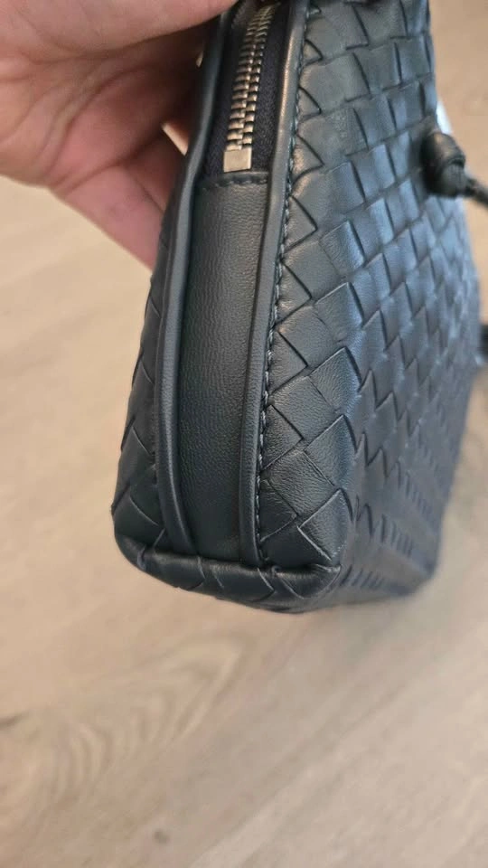 Blue woven crossbody bag - photo 3