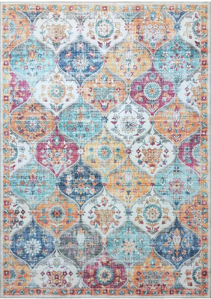 Machine Washable Area Rugs 5 X 7 Ft, Stain Resistant Rugs - photo 2