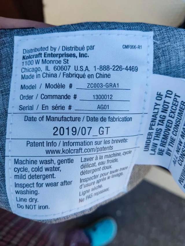 Contours Journey 5-in-1 Baby Carrier - Grey image indicator(3)