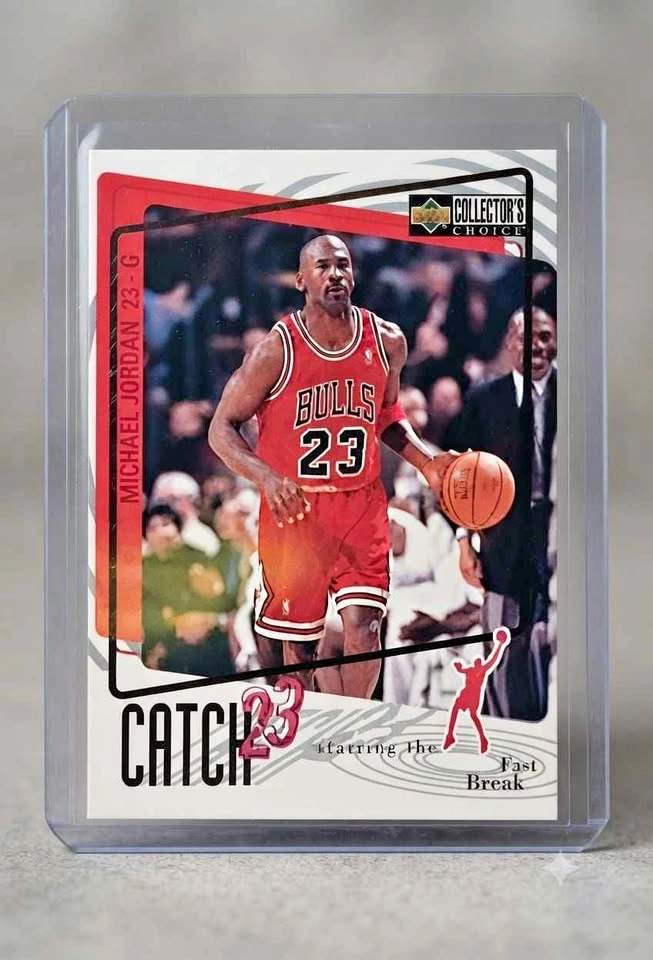 1997-98 Upper Deck UD Choice Catch 23 #186 Michael Jordan
