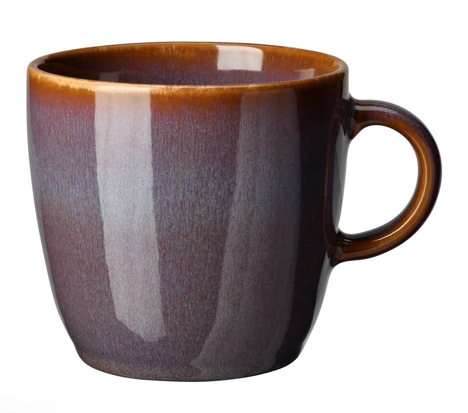 Set of 4 Ceramic Coffee Mugs – Lilac, 14 oz