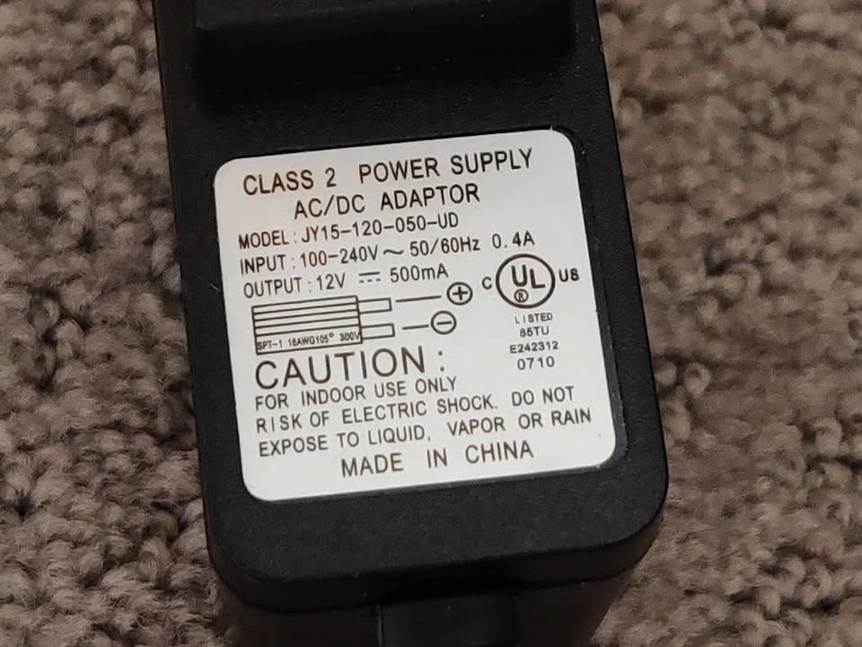 Power Supply AC/DC Adaptor - JY15-120-050-UD Light Switch - photo 2