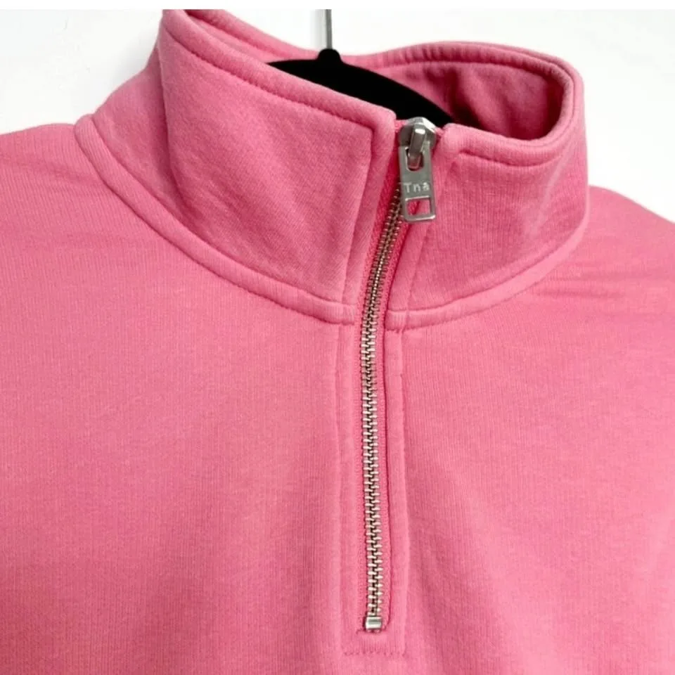 TNA Pink Quarter-Zip Pullover XS image indicator(3)