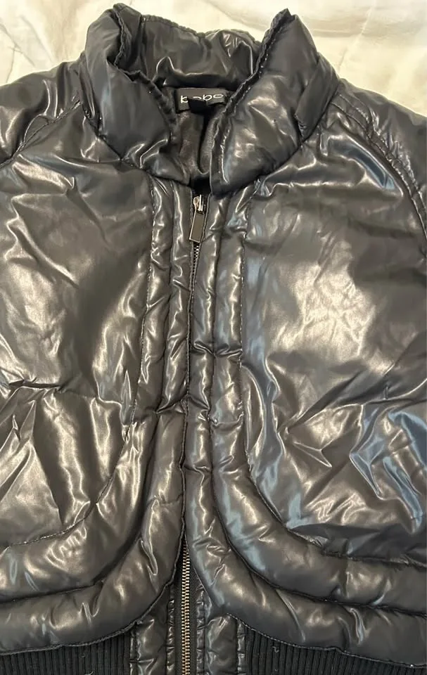 BEBE Y2K cropped bomber - photo 2
