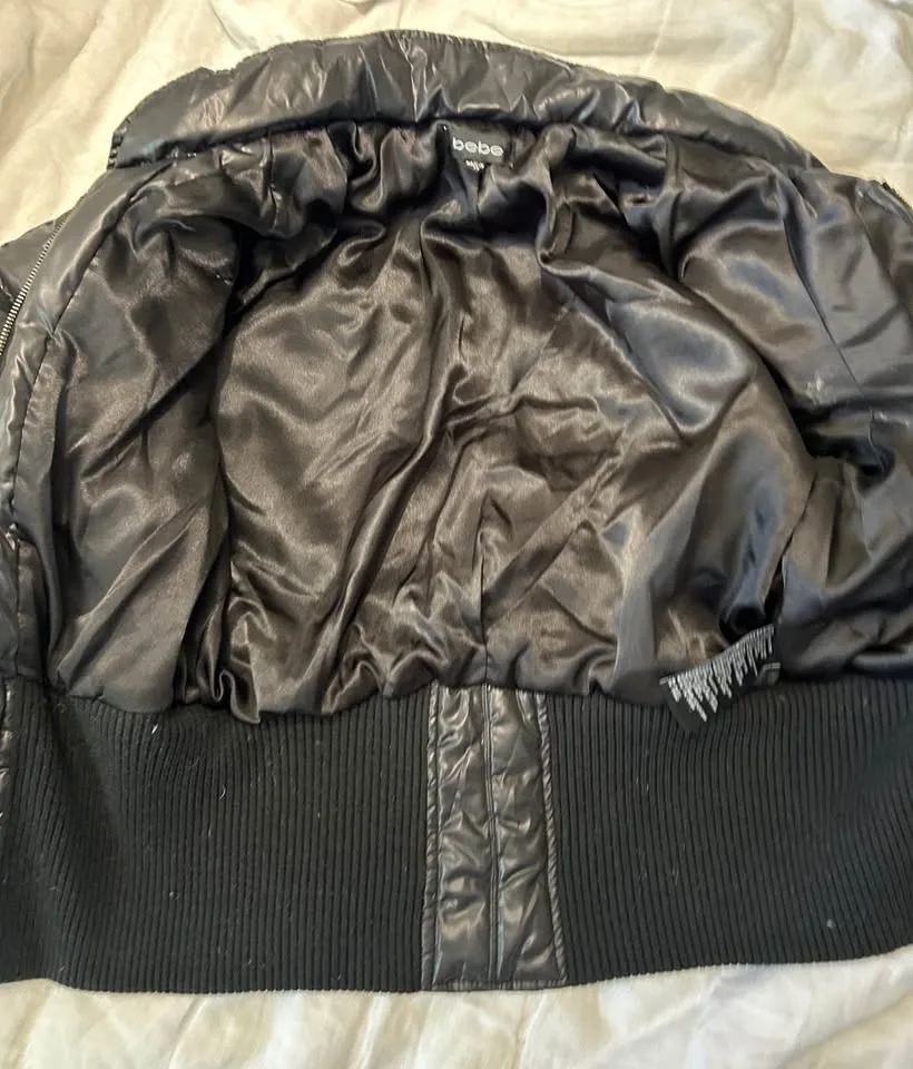BEBE Y2K cropped bomber - photo 5