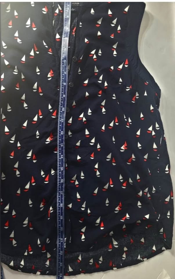 Tommy Hilfiger Woman's Sleeveless Light Summer Top Size M - photo 4