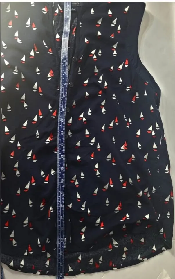 Tommy Hilfiger Woman's Sleeveless Light Summer Top Size M image indicator(4)