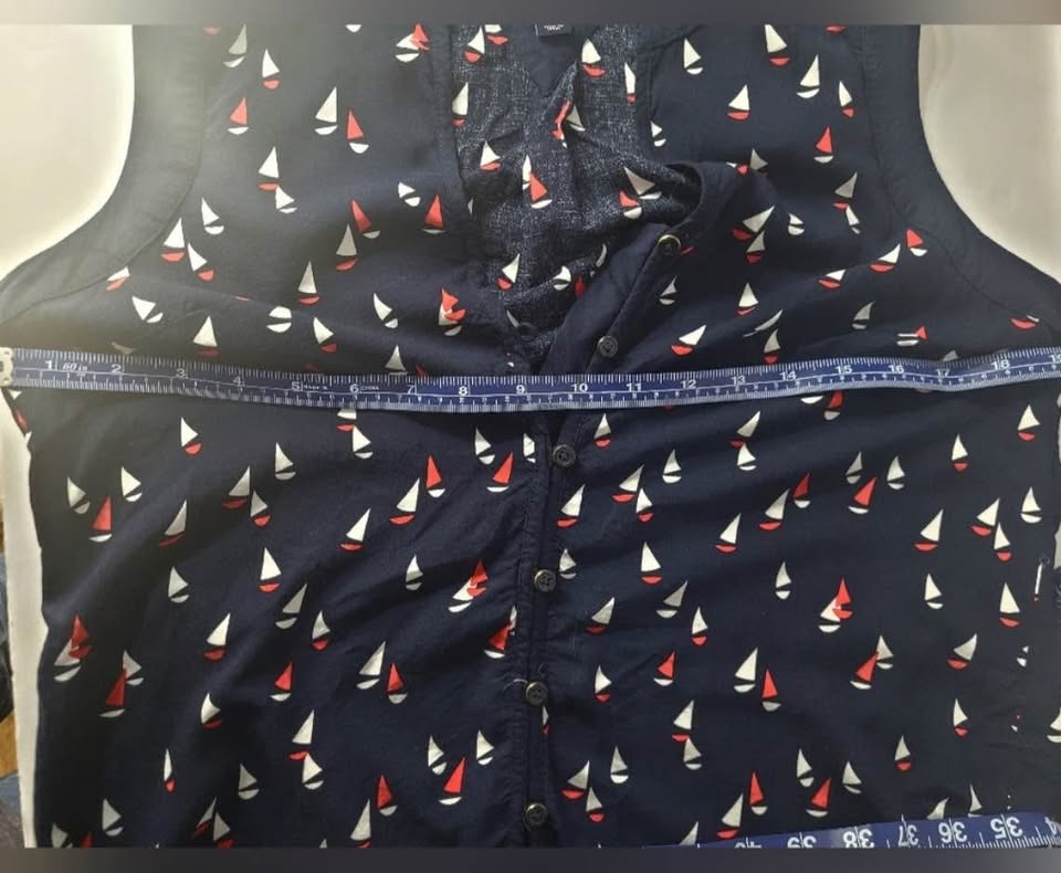 Tommy Hilfiger Woman's Sleeveless Light Summer Top Size M - photo 5