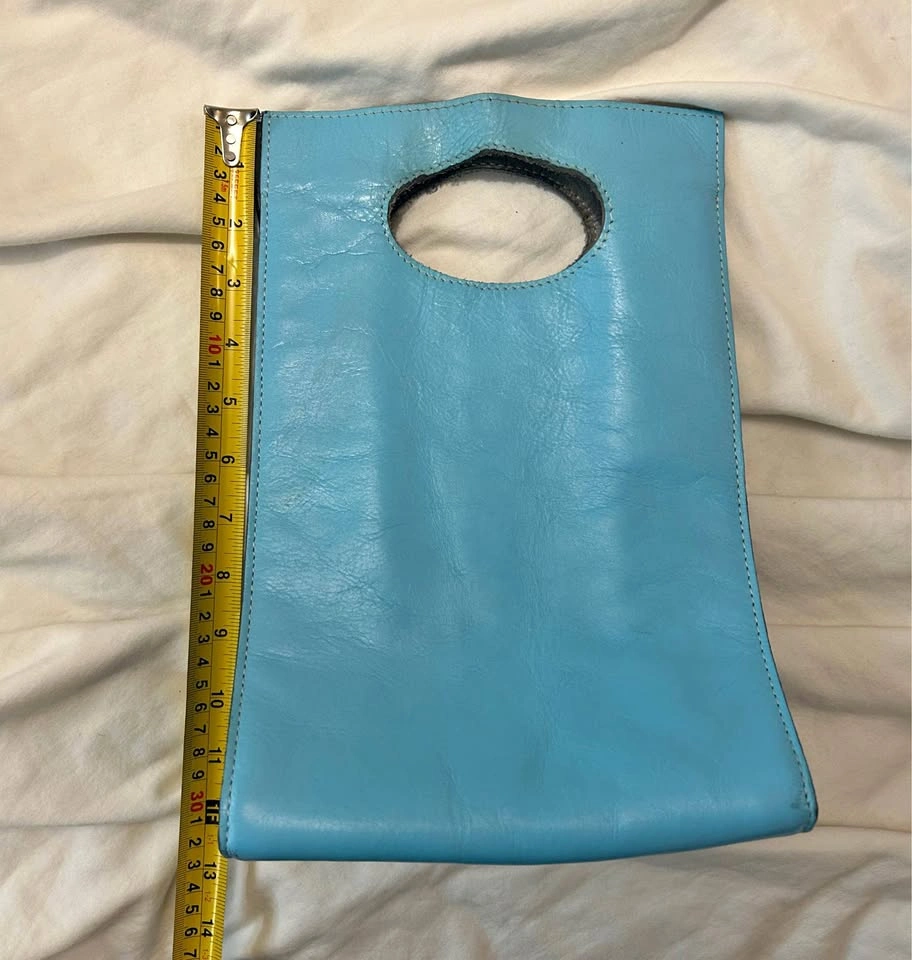 Real leather hand bag