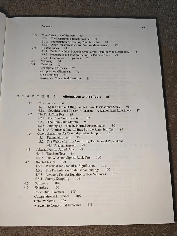 Statistical Sleuth 2nd Edition (Ramsey & Schafer) Stats Textbook - photo 5