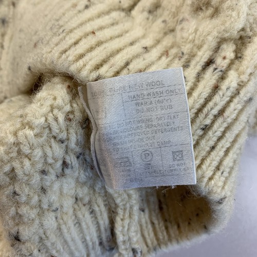 Vintage Highland Home Sweater M Cable Knit Pure Wool Scotland - photo 4