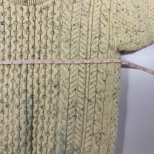 Vintage Highland Home Sweater M Cable Knit Pure Wool Scotland - photo 5