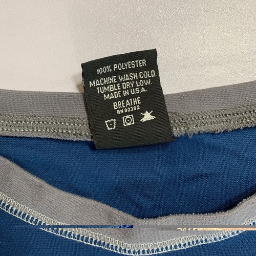 Vintage Y2K Prana T Shirt Large Blue Made In USA - photo 3