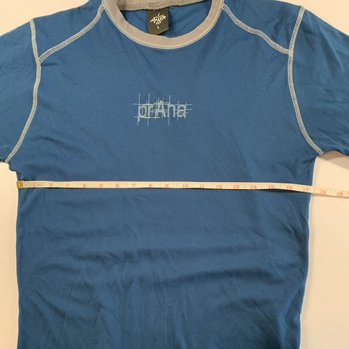 Vintage Y2K Prana T Shirt Large Blue Made In USA - photo 4