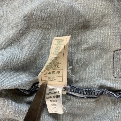 Seven For All Man Kind Denim Button Up Short Sleeve 3T - photo 5
