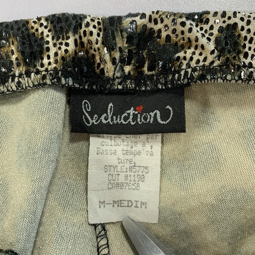 Vintage Seduction Leopard Print Snake Skin Pants Y2K Indie - photo 2