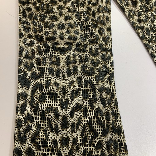 Vintage Seduction Leopard Print Snake Skin Pants Y2K Indie - photo 4