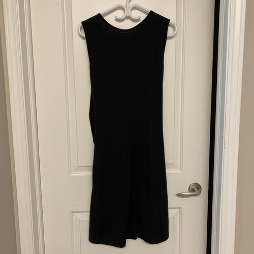 Icebreaker Aria Tank Dress Large Black 100% Merino Wool - photo 3