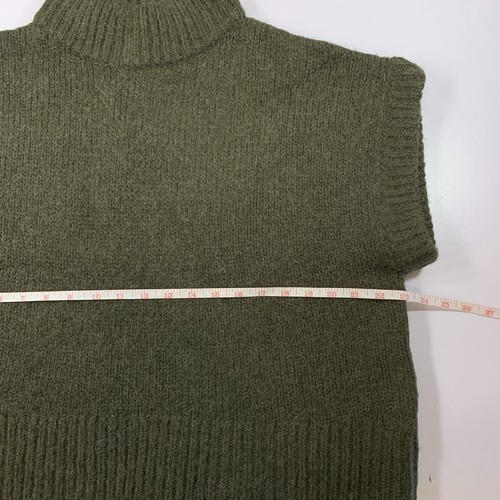 Mint Velvet Sleeveless Mock neck Wool Alpaca Blend Sweater Vest - photo 4