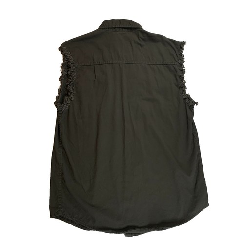 Milwaukee Leather Black Sleeveless Button Up Vest Large - photo 2