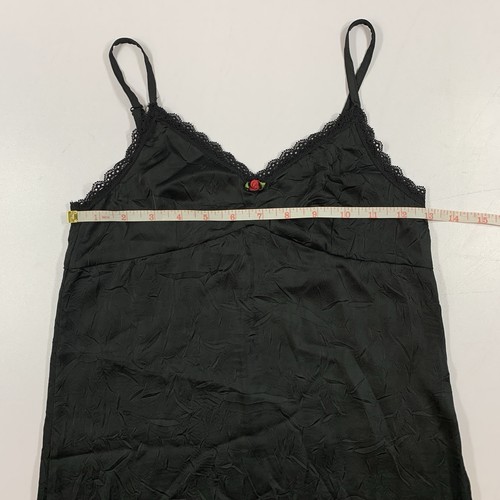 My Sisters Closet Black Lace Trim Babydoll Slip Dress - photo 5