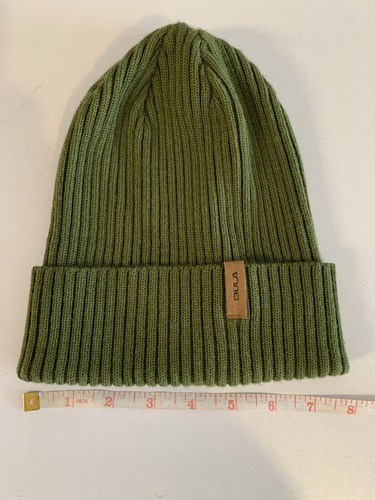 Bula Beanie Green Wool Hat Made In Canada
