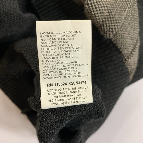 Montechiaro Merino Wool Sweater Mens XXL Striped Made In Italy - photo 5