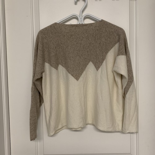 Bianco & Blu Merino Wool Cashmere Sweater M Made In Italy - photo 2