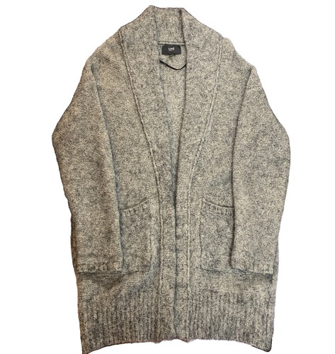 Line The Label Cardigan Merino Wool Mohair XS Heathered Grey
