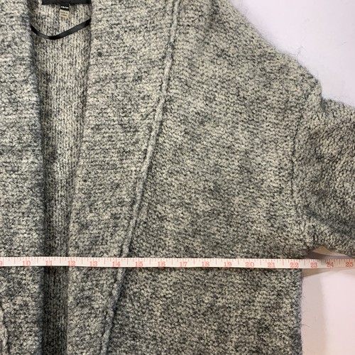 Line The Label Cardigan Merino Wool Mohair XS Heathered Grey - photo 4
